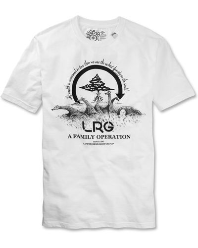 LRG Family Operation Short Sleeve Tshirt - White