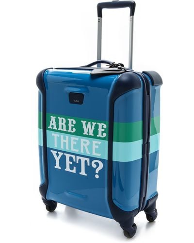 Tumi Jonathan Adler Are We There Yet Continental Carry On - Blue