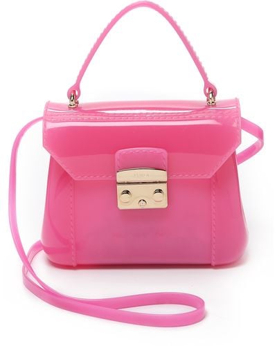 Furla Candy Bon Bon Mini Cross Body Bag - Pink