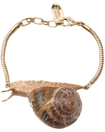 Vivienne Westwood Snail Bracelet - Brown