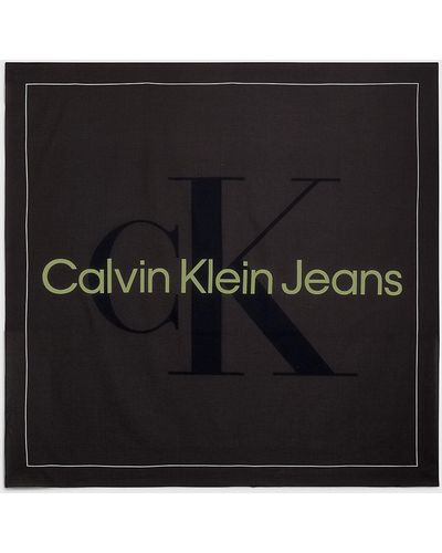 Calvin Klein Logo Scarf - Black