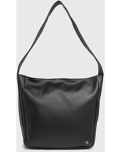 Calvin Klein Vierkante Tote Bag - Zwart