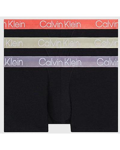 Calvin Klein 3-pack Boxers - Modern Structure - Zwart