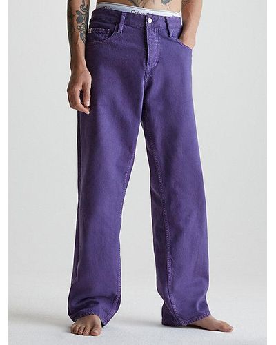 Calvin Klein 90's Straight Jeans - Paars