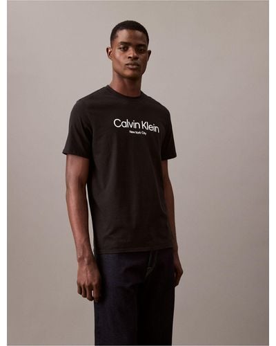 Calvin Klein New York Logo Classic Crewneck T-shirt - Multicolor
