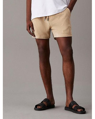 Calvin Klein Shorts aus Frottee - Natur