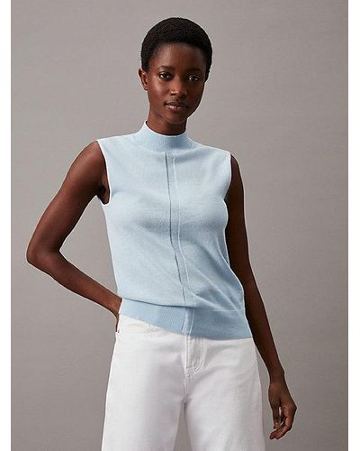 Calvin Klein Jersey slim sin mangas - Multicolor