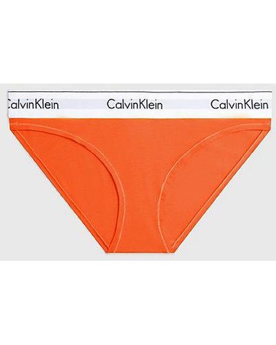 Calvin Klein Slip Modern Cotton - Oranje