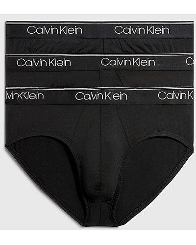 Calvin Klein 3er-Pack Slips - Micro Stretch - Schwarz