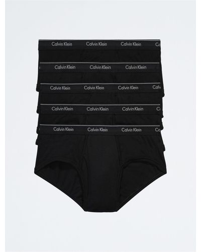 Calvin Klein Cotton Classics 5-pack Hip Brief - Black