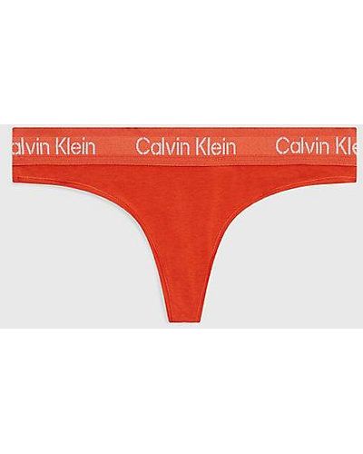 Calvin Klein String - Modern Cotton - Rood