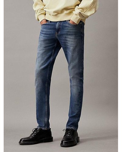 Calvin Klein Slim Jeans - Blauw