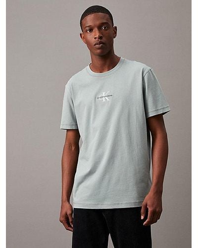 Calvin Klein Monogram T-shirt - Grijs