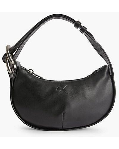 Calvin Klein Mini Hobo Bag - Zwart
