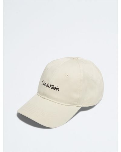 Calvin Klein Standard Baseball Cap - Natural