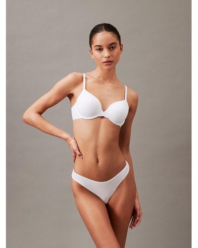 Calvin Klein Culottes taille basse - Ideal Cotton - Blanc
