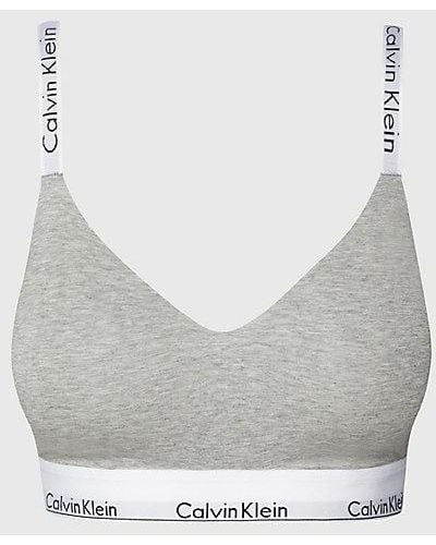 Calvin Klein Bralette Met Volle Cup - Modern Cotton - Grijs
