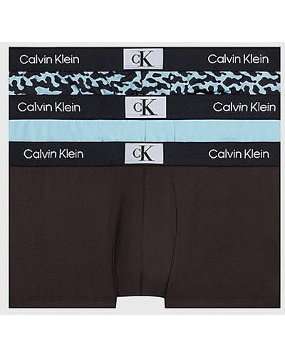 Calvin Klein Pack de 3 bóxers de tiro bajo - CK96 - Negro