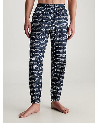 Calvin Klein Pantalón de pijama - Modern Structure - Azul