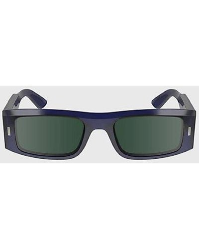 Calvin Klein Quadratische Sonnenbrille CK23537S - Grün