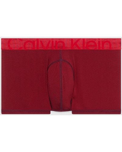 Calvin Klein Boxer taille basse - Future Shift - Rouge