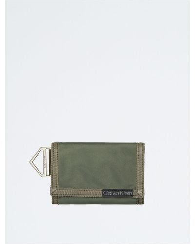 Calvin Klein Utility Snap Wallet - Green