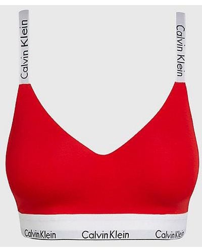 Calvin Klein Bustier mit vollem Körbchen - Modern Cotton - Rot