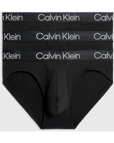 Calvin Klein Lot de 3 slips - Modern Structure - Noir