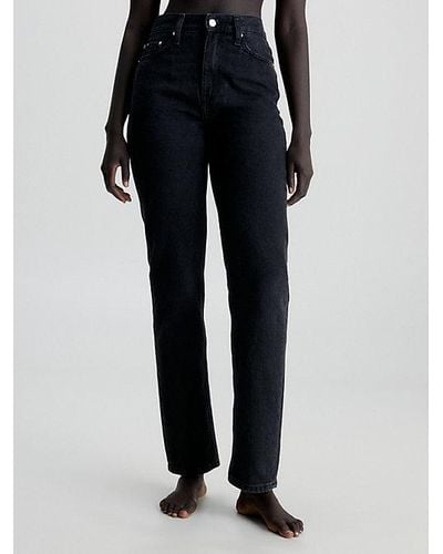 Calvin Klein Mom Jeans - Negro