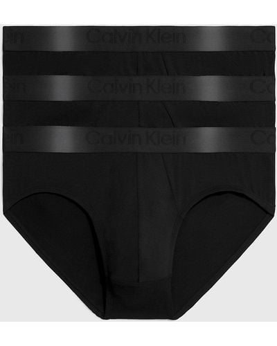 Calvin Klein Lot de 3 slips - CK Black - Noir