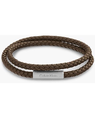 Calvin Klein Bracelet - Latch - Marron