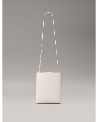 Calvin Klein Line Leather Crossbody Bag - Multicolor