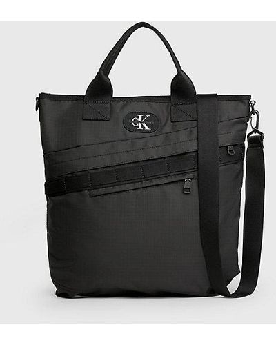 Calvin Klein Ripstop Tote Bag - Zwart