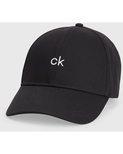 Calvin Klein Organic Cotton Cap - - Black - Men - One Size - Noir