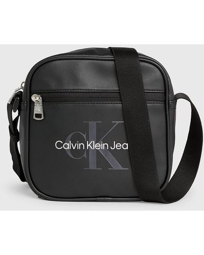 Calvin Klein Sac en bandoulière avec logo - Noir