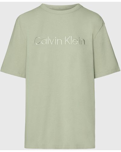 Calvin Klein Haut de pyjama - Pure Cotton - Vert