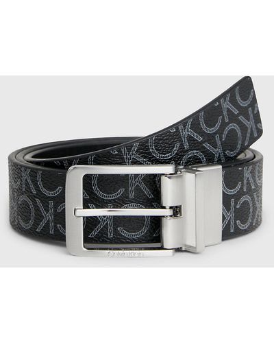 Calvin Klein Coffret cadeau ceinture réversible avec logo - Noir