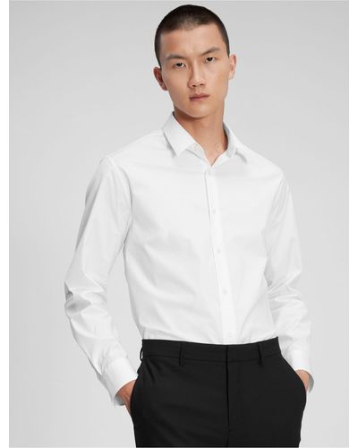 Calvin Klein Classic Stretch Shirt - White