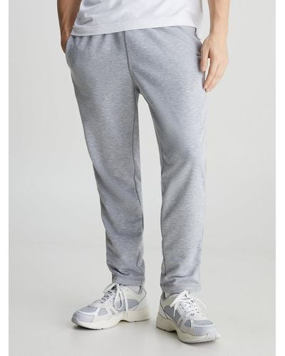 Calvin Klein Pantalon de jogging en tissu éponge - Gris
