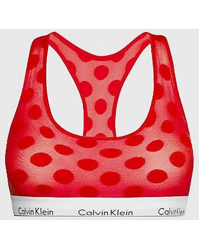 Calvin Klein Bralette - Modern Cotton - Rot