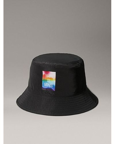 Calvin Klein Omkeerbare Bucket Hat - Pride - Zwart