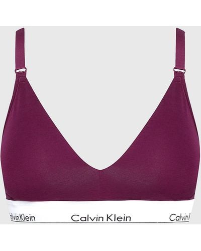 Calvin Klein Maternity Bra - Modern Cotton - Purple