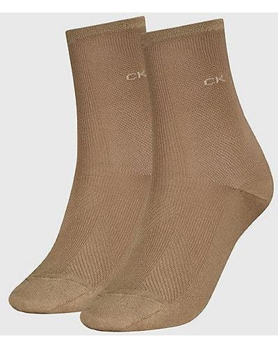Calvin Klein Pack de 2 pares de calcetines de deporte - Neutro