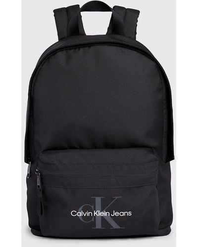 Calvin Klein Sac à dos rond avec logo - Noir