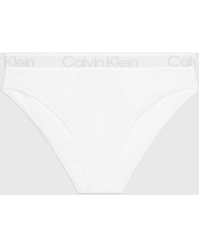 Calvin Klein Slip brésilien échancré - Modern Structure - Blanc