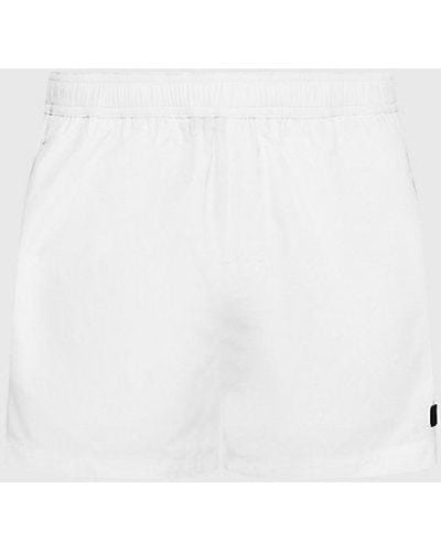 Calvin Klein Bañador corto con cordón - Blanco