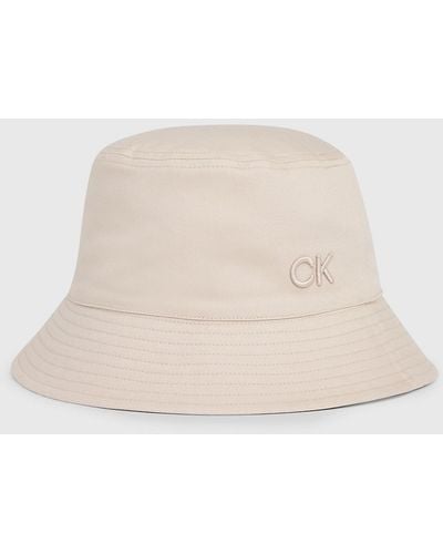 Calvin Klein Reversible Bucket Hat - Natural