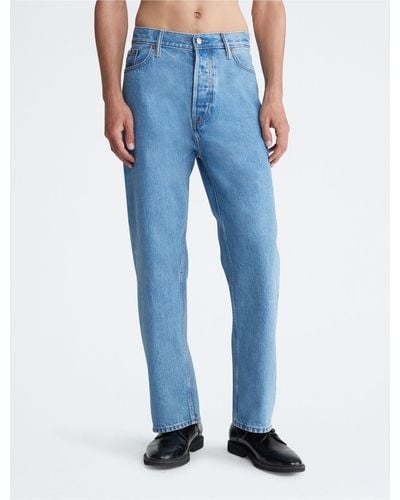 Calvin Klein Twisted Seam Fit Jeans - Blue