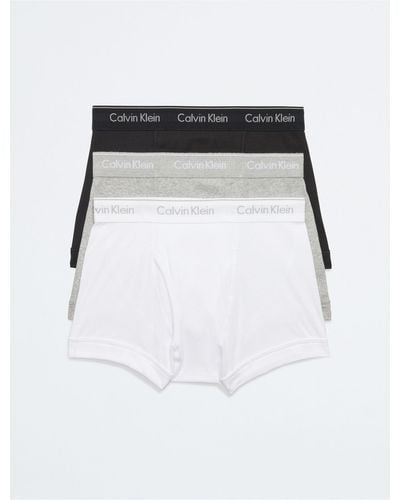 Calvin Klein Cotton Classics 3-pack Trunk - Black