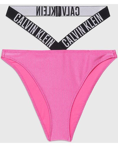 Calvin Klein Bas de bikini échancré - Intense Power - Rose